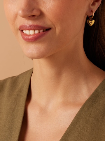 Lucardi Oorbellen in Goud: voorkant