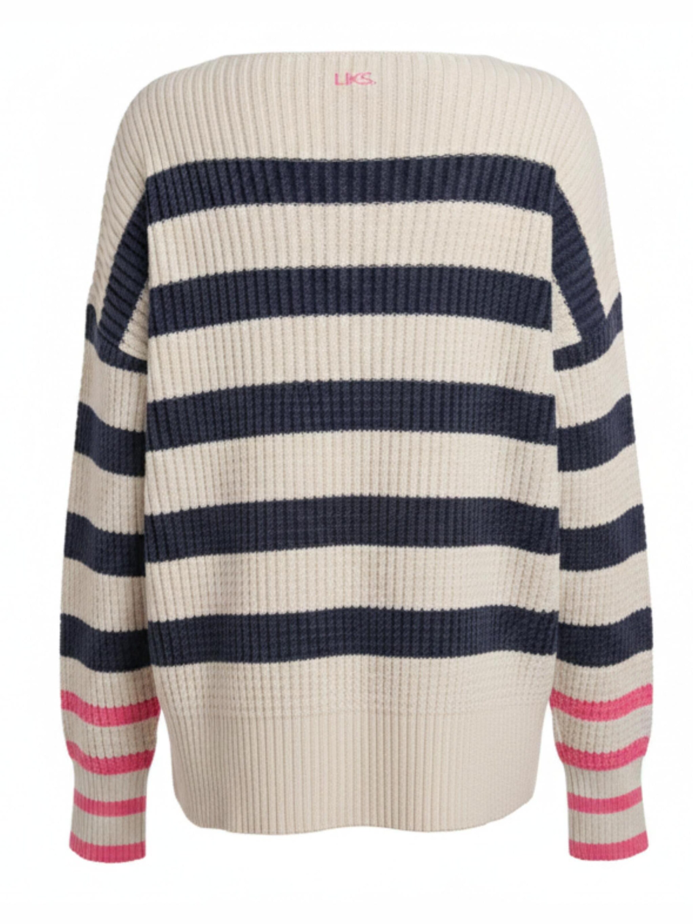 LIKS. Munich Pullover 'Strickpullover Streifen'‌‌‌‌‌‌‌‌‌‌ in Blau