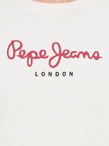 Pepe Jeans - Camiseta 'EGGO' en blanco