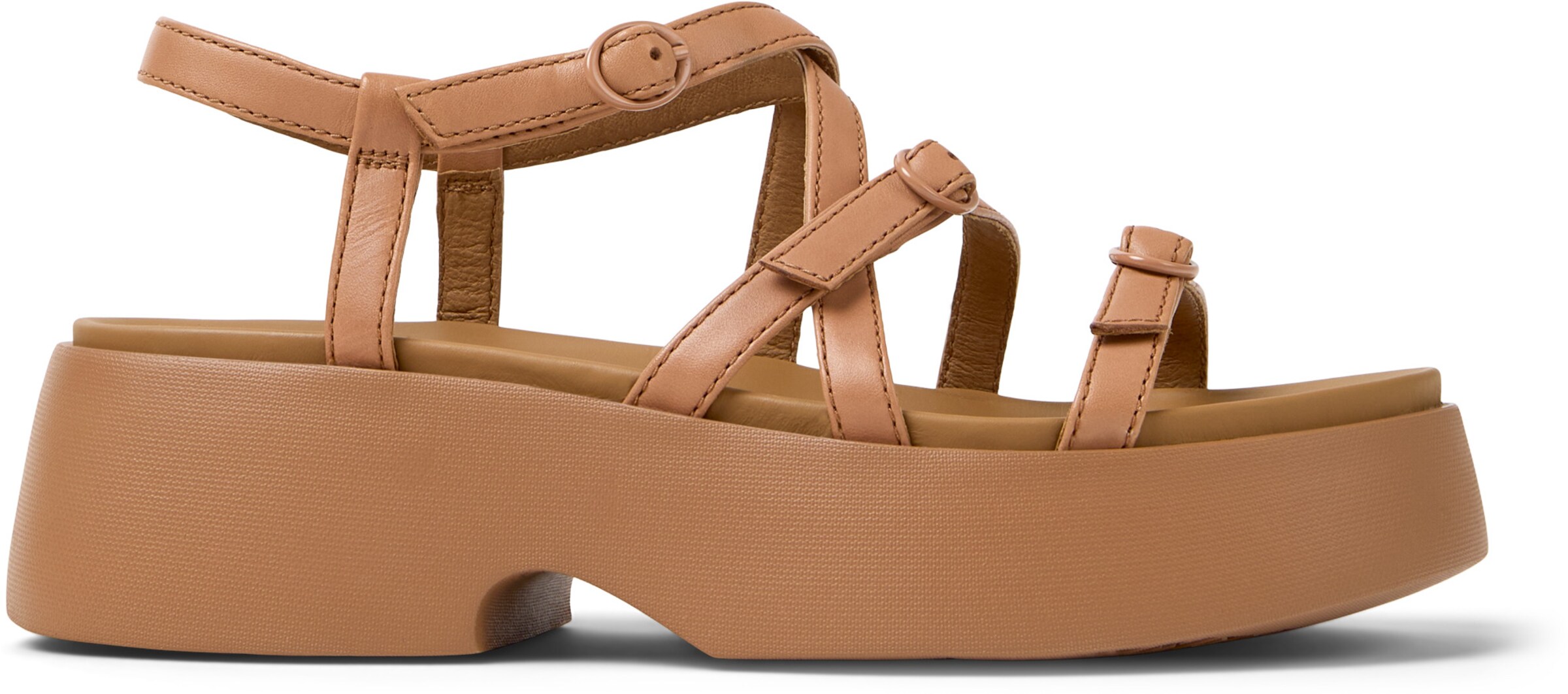 Sandales à lanières 'Tasha' CAMPER en beige