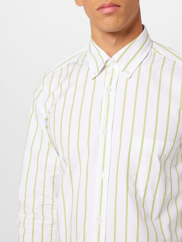 BOSS - Ajuste regular Camisa 'Rickert' en blanco