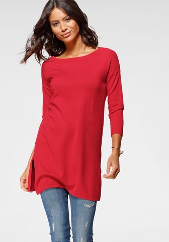 LAURA SCOTT Sweater in Red: front