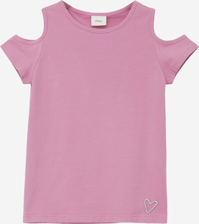 s.Oliver T-Shirt en gris argenté / rose ancienne, Vue avec produit