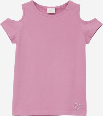 T-Shirt s.Oliver en rose : devant