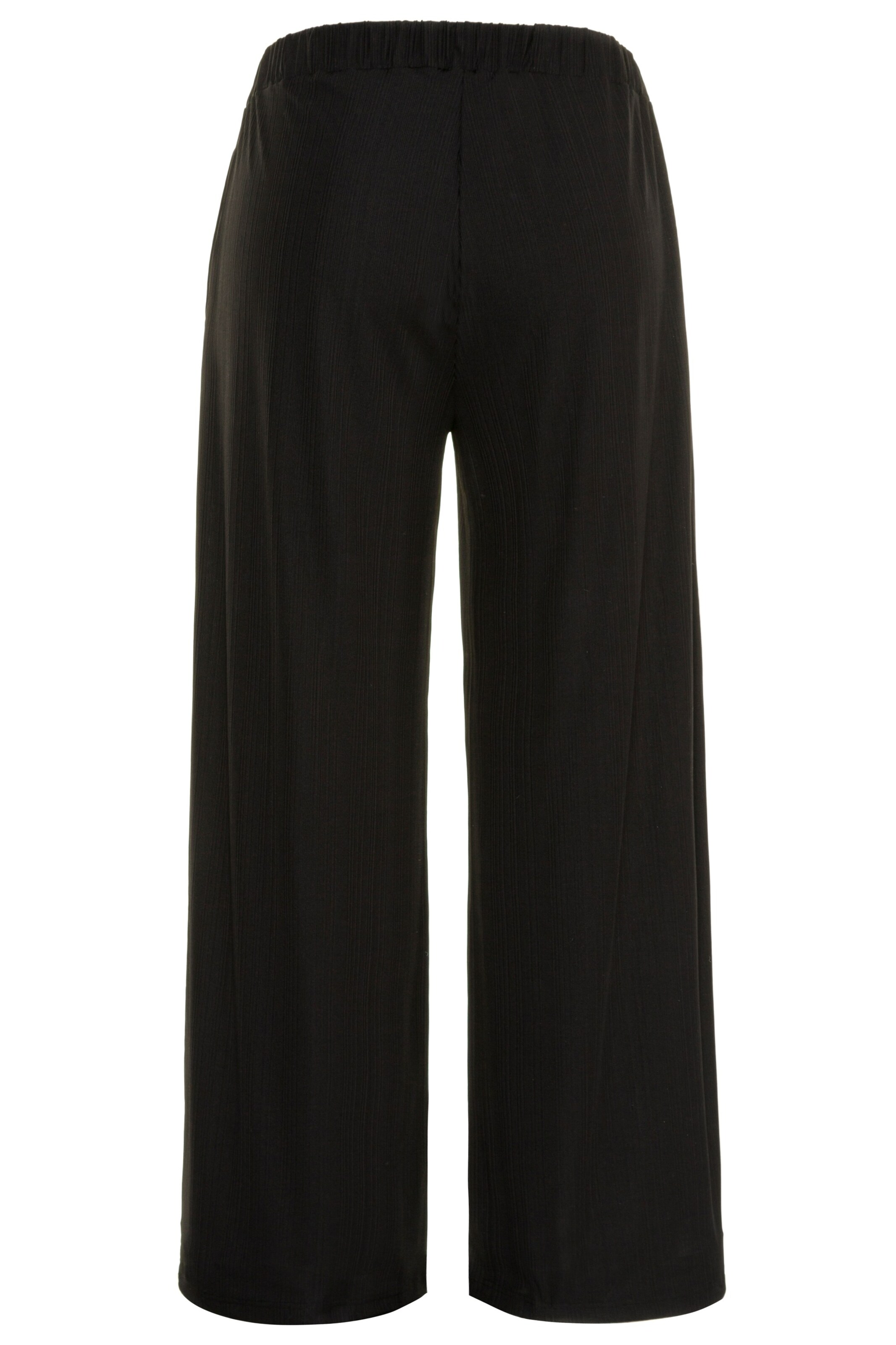 Ulla Popken Wide leg Broek in Zwart