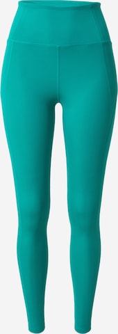 Pantaloni sport de la Girlfriend Collective pe verde: față