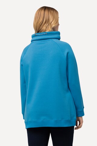 Ulla Popken Sweatshirt in Blauw