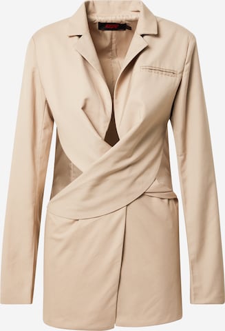 Blazer Misspap en beige : devant