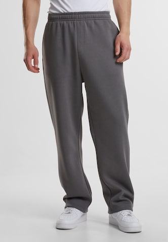 Urban ClassicsLoosefit Hlače - siva boja: prednji dio