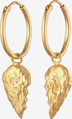 Haze&Glory Earrings 'Herz' in Gold: front