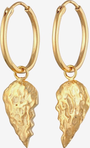 Haze&Glory Earrings 'Herz' in Gold: front