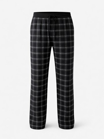 PANTONECLO Pyjamabroek 'Pantoneclo Men’s Night Wear Long Pajama' in Zwart: voorkant