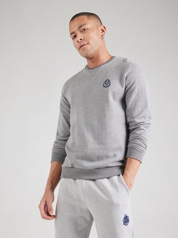 Hackett London Sweatshirt 'HERITAGE' in Grau: Vorderseite