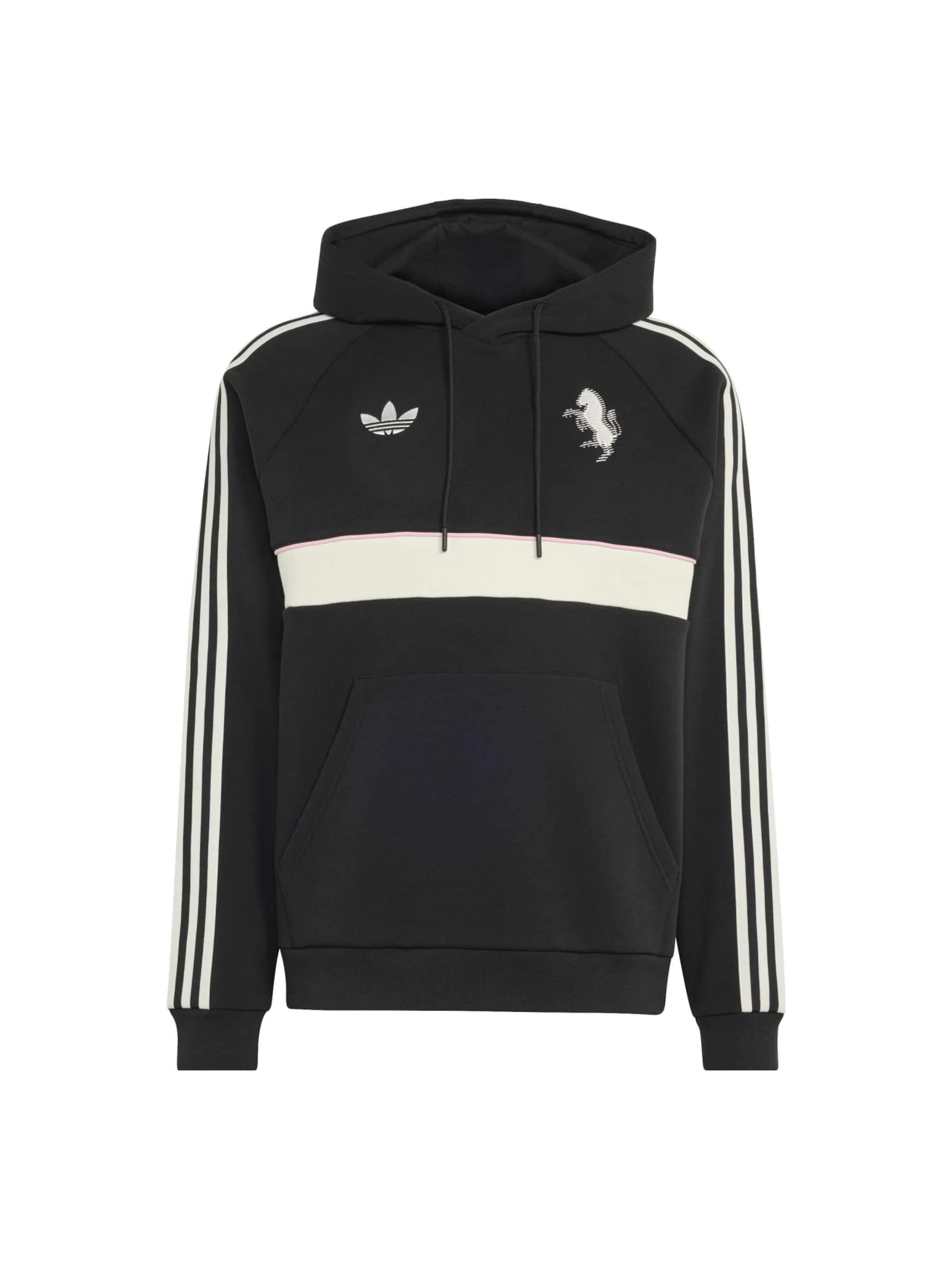 ADIDAS PERFORMANCE Sports sweatshirt 'JUVE' in S in Rose / Black / White, Item view