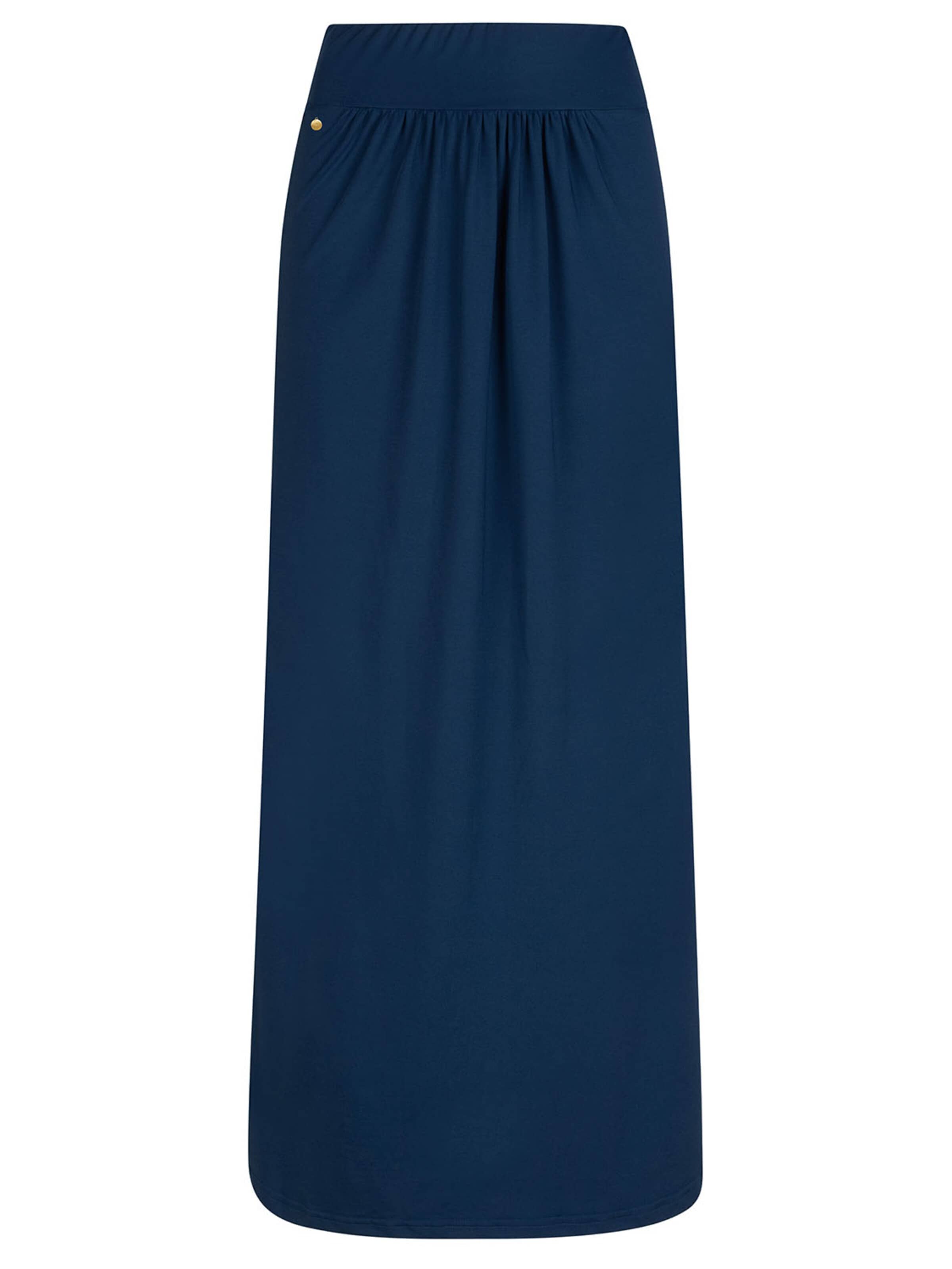 Chic by Lirette Rok 'Maxi skirt Natural' in Blauw: voorkant