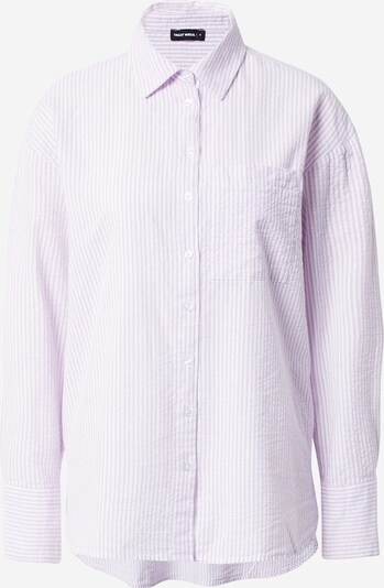 Bluză Tally Weijl pe mov pastel / alb, Vizualizare produs