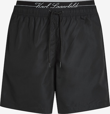 Karl Lagerfeld Uimashortsit värissä musta: etupuoli