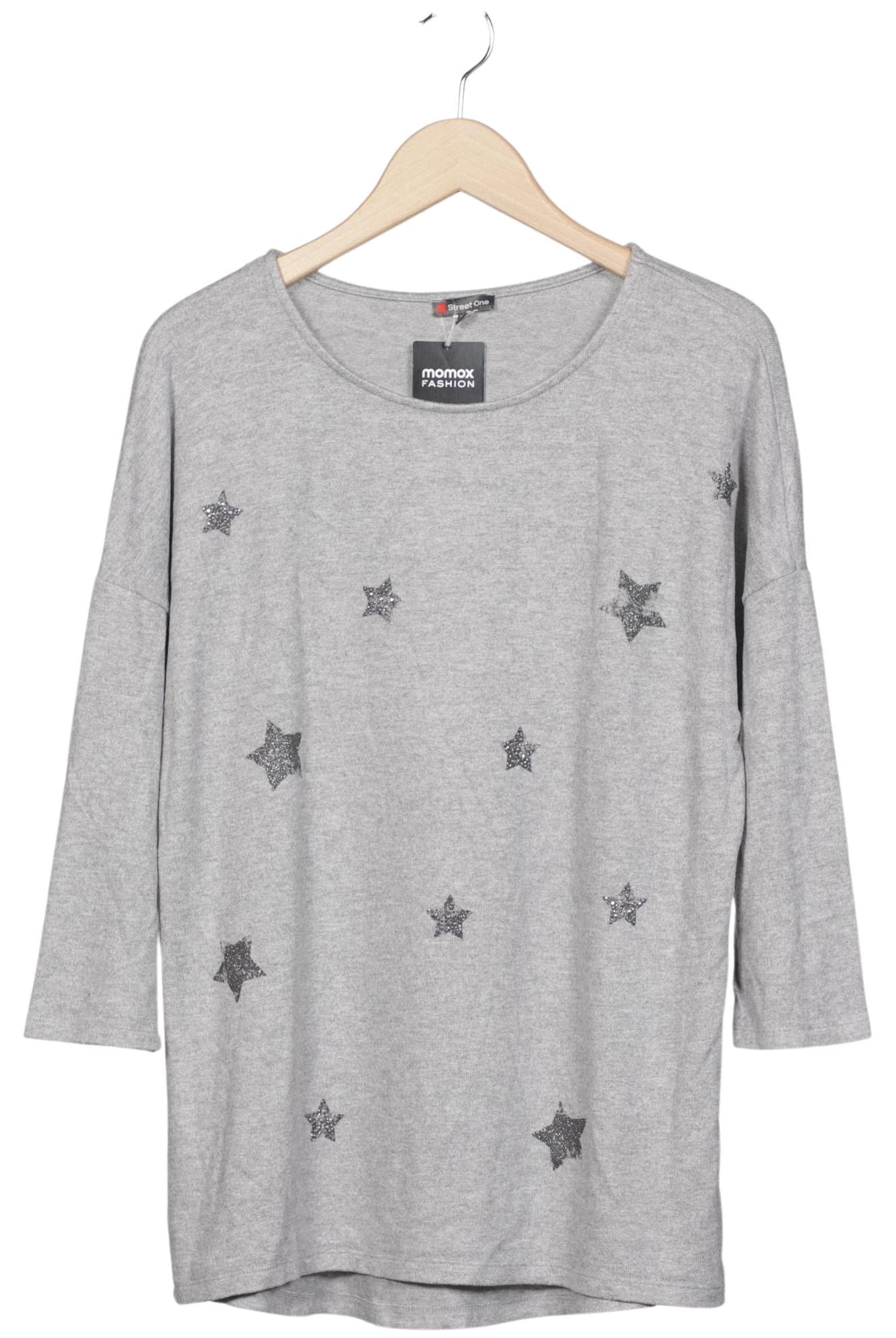 STREET ONE Pullover XL in Grau: Vorderseite