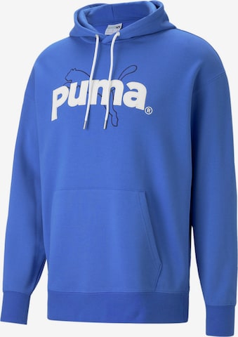 PUMA Mikina 'TEAM' - Modrá: predná strana