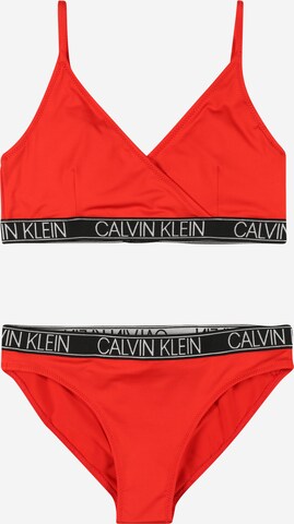 Calvin Klein Swimwear Bikini in Rot: front