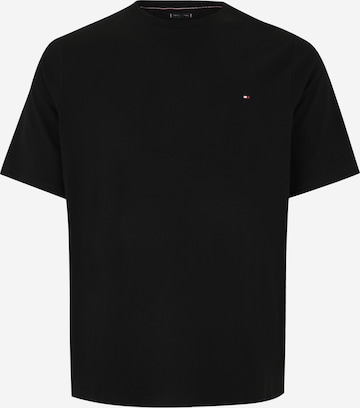 Tommy Hilfiger Big & Tall Футболка в Черный: спереди