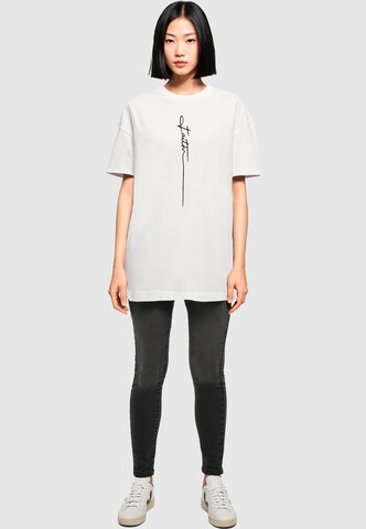 T-shirt oversize 'Faith Boyfriend' Merchcode en blanc