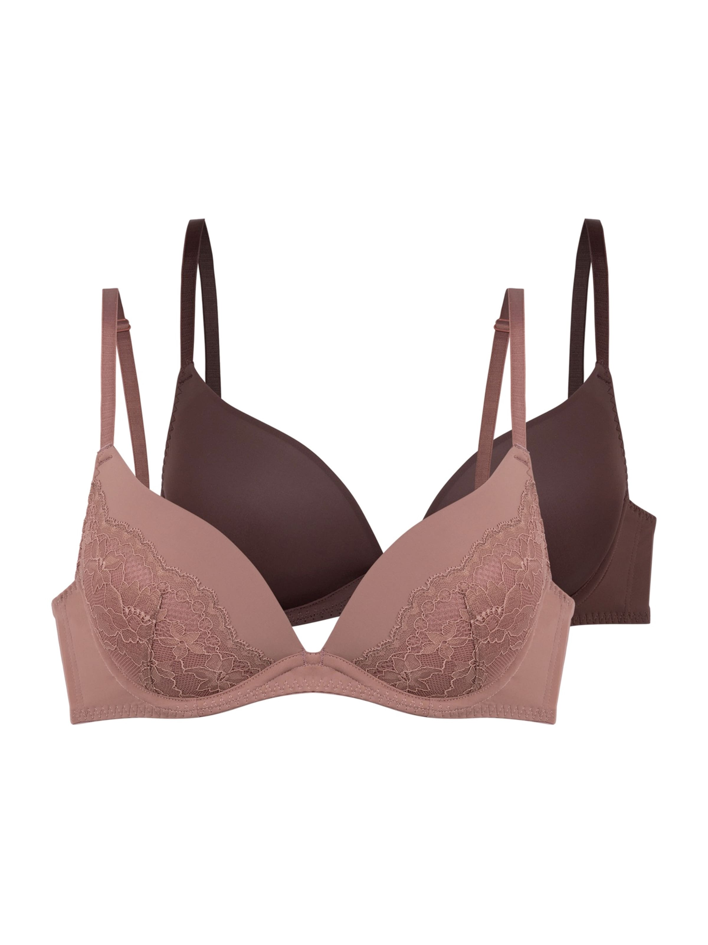 Push-up Sutien 'Willa' de la Dorina pe maro: față