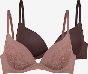 Dorina Push-up Rintaliivi 'Willa' värissä ruskea: etupuoli