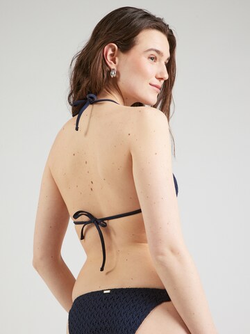 HOLLISTER Triangel Bikinitop in Blau