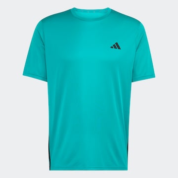 ADIDAS PERFORMANCE T-Shirt in Blau: Vorderseite