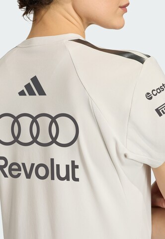 T-shirt fonctionnel 'Audi Formula One Team Engineers & Marketing' ADIDAS PERFORMANCE en blanc