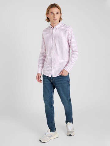 Only & Sons Slim fit Overhemd 'ALVARO' in Roze