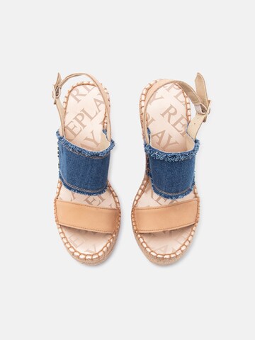 REPLAY Sandal 'JESS DOUBLE X' in Blue
