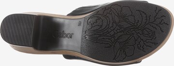 GABOR Pantolette in Schwarz