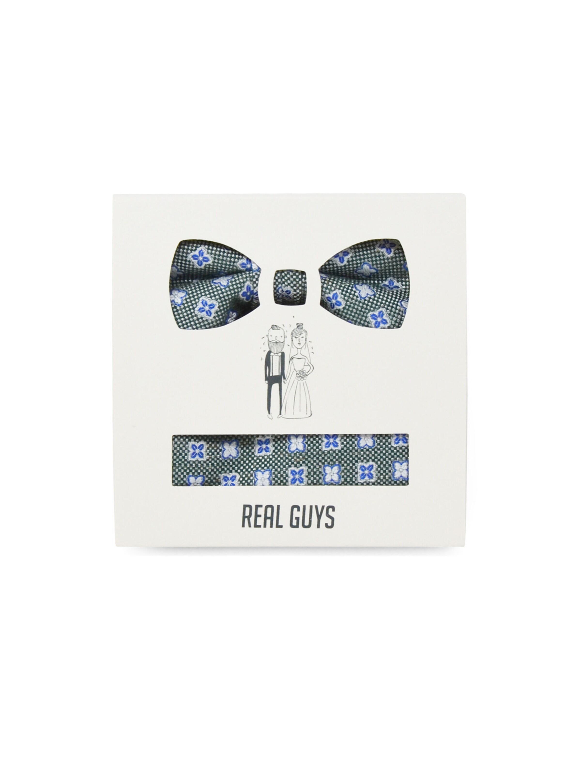 Real Guys Vlinderdasje in Groen