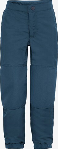 VAUDE Regular Outdoor broek 'Caprea Warmlined P III' in Blauw: voorkant