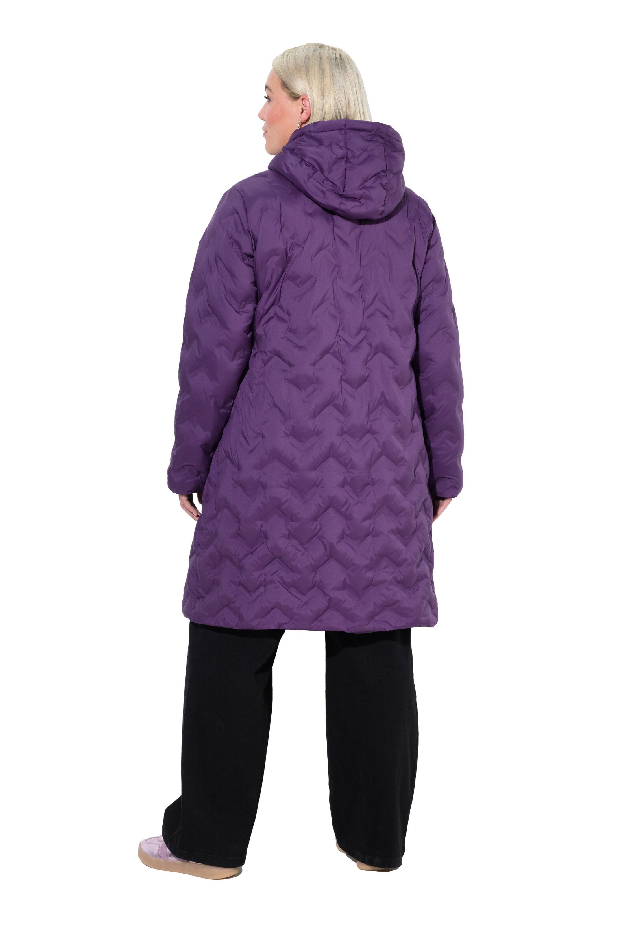 Ulla Popken Winter Coat in Purple