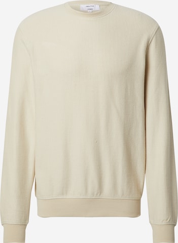 Sweat-shirt 'Torge' DAN FOX APPAREL en beige : devant