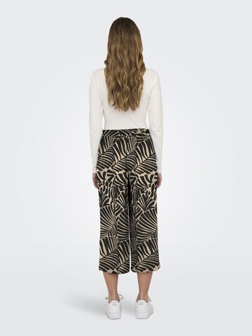 Wide Leg Pantalon à pince 'WINNER' ONLY en noir