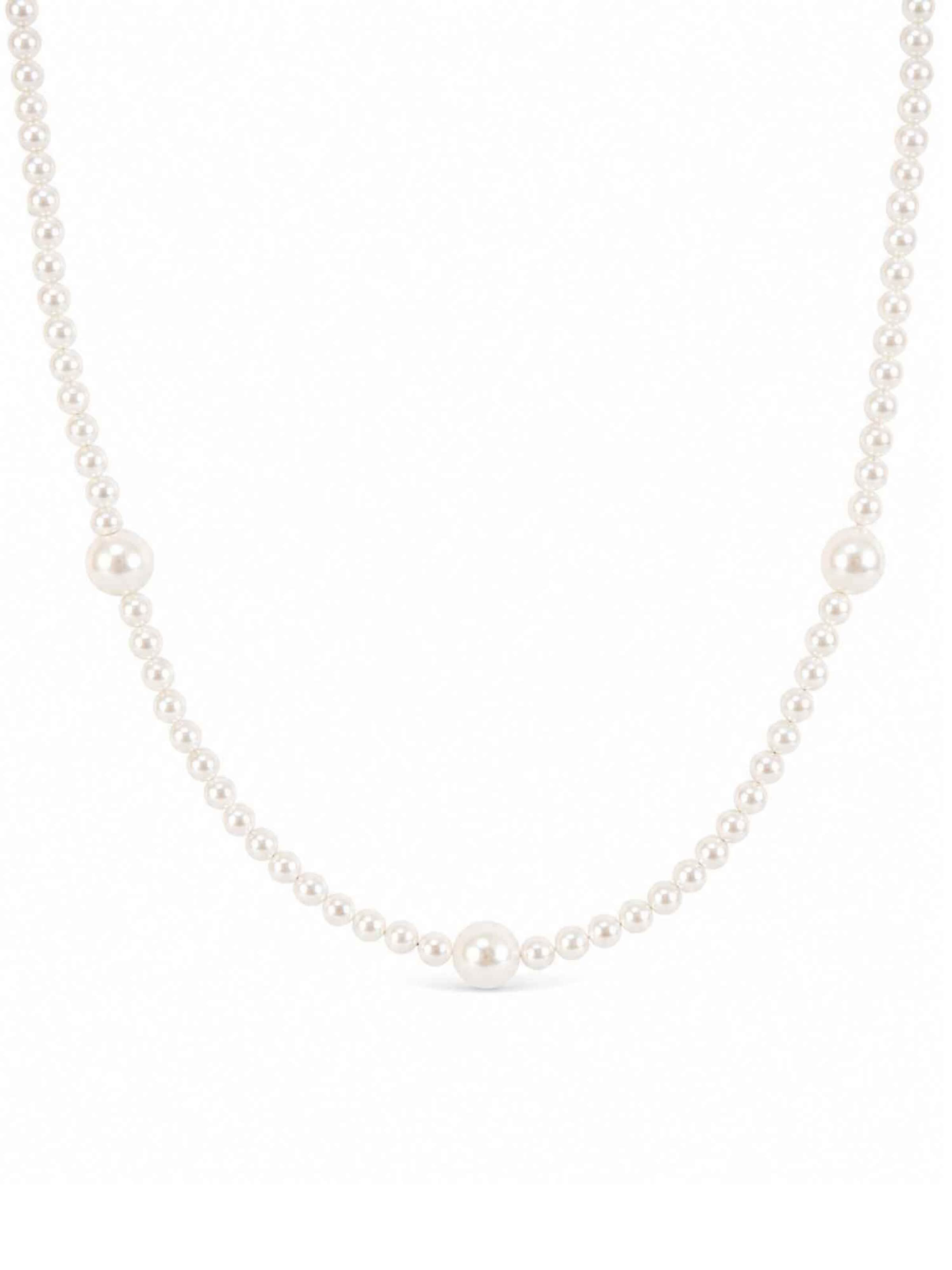 RteRme - Cadena 'Magnetic Clasp Pearl Necklace' en blanco