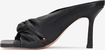 Kazar Studio Mules in Black: front