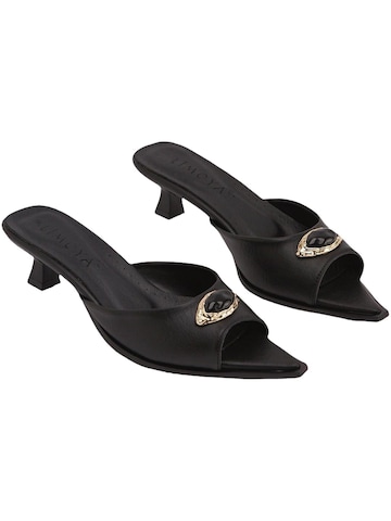 Mule 'Dania' Limoya en noir