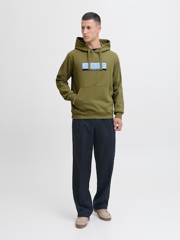 Bluză de molton 'JORINWOOD' de la JACK & JONES pe verde