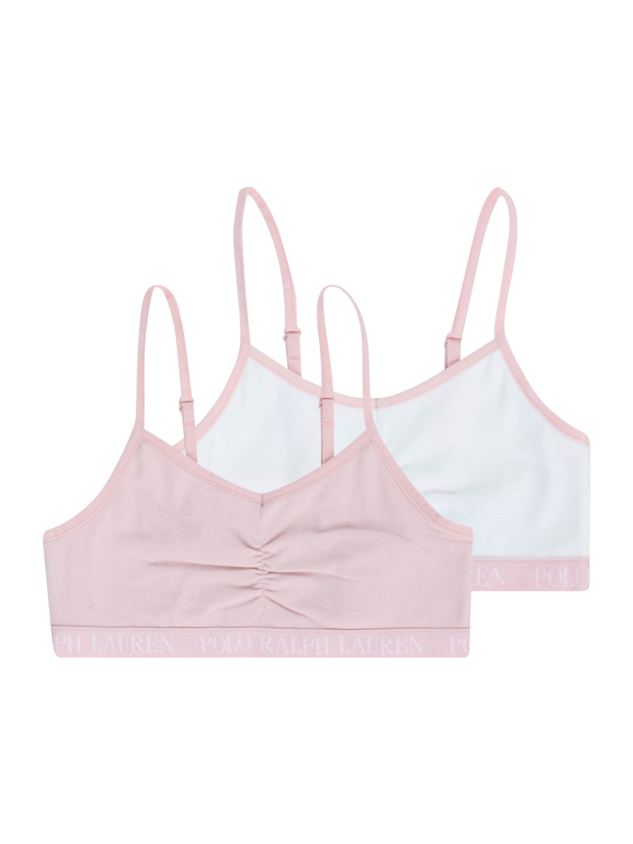 Polo Ralph Lauren Μπουστάκι Σουτιέν σε ροζ: μπροστά