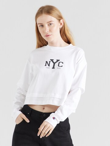 Champion Authentic Athletic Apparel - Camiseta en blanco: frente