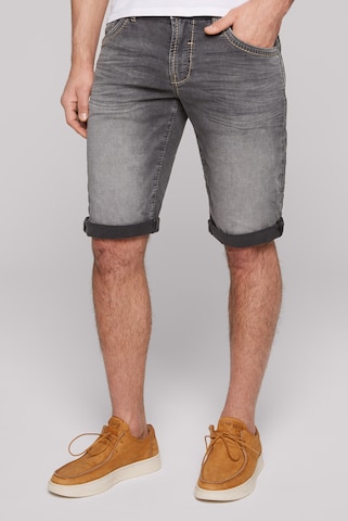 CAMP DAVID Slimfit Shorts 'RO:BI' in Grau: predná strana