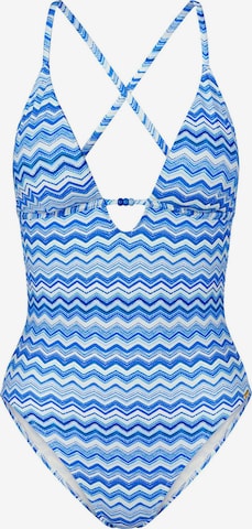 TRIUMPH Badpak ' Red Label Mix & Match Summer ' in Blauw: voorkant