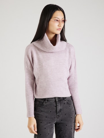 lillā ABOUT YOU "Oversize" stila džemperis: no priekšpuses