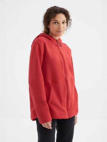 Veste en polaire Tommy Life en rouge