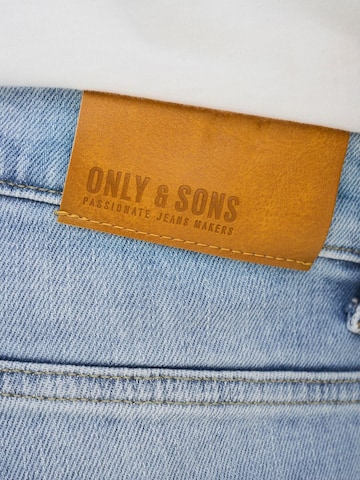 Only & Sons تقليدي جينز 'Weft' بلون أزرق